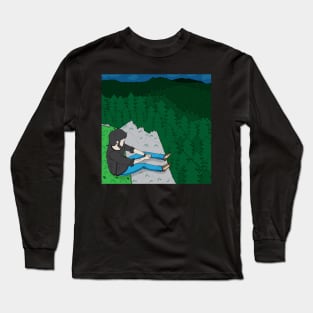 Looking over the mountains Long Sleeve T-Shirt